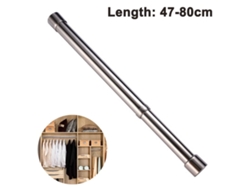 Armario extensible con barra de acero inoxidable 47-81cm