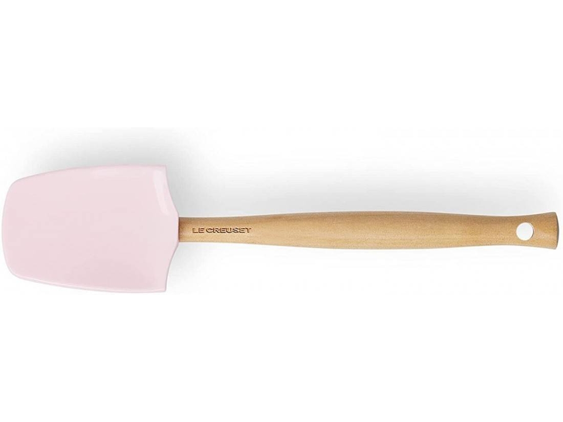 Espátula LE CREUSET (Rosa - Madera, Silicona - 28 cm)