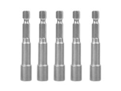 Adaptador Magnético Para Taladro De 5 Piezas, Llave Hexagonal De Acero, Herramienta Para Destornillador Eléctrico De 6 Mm