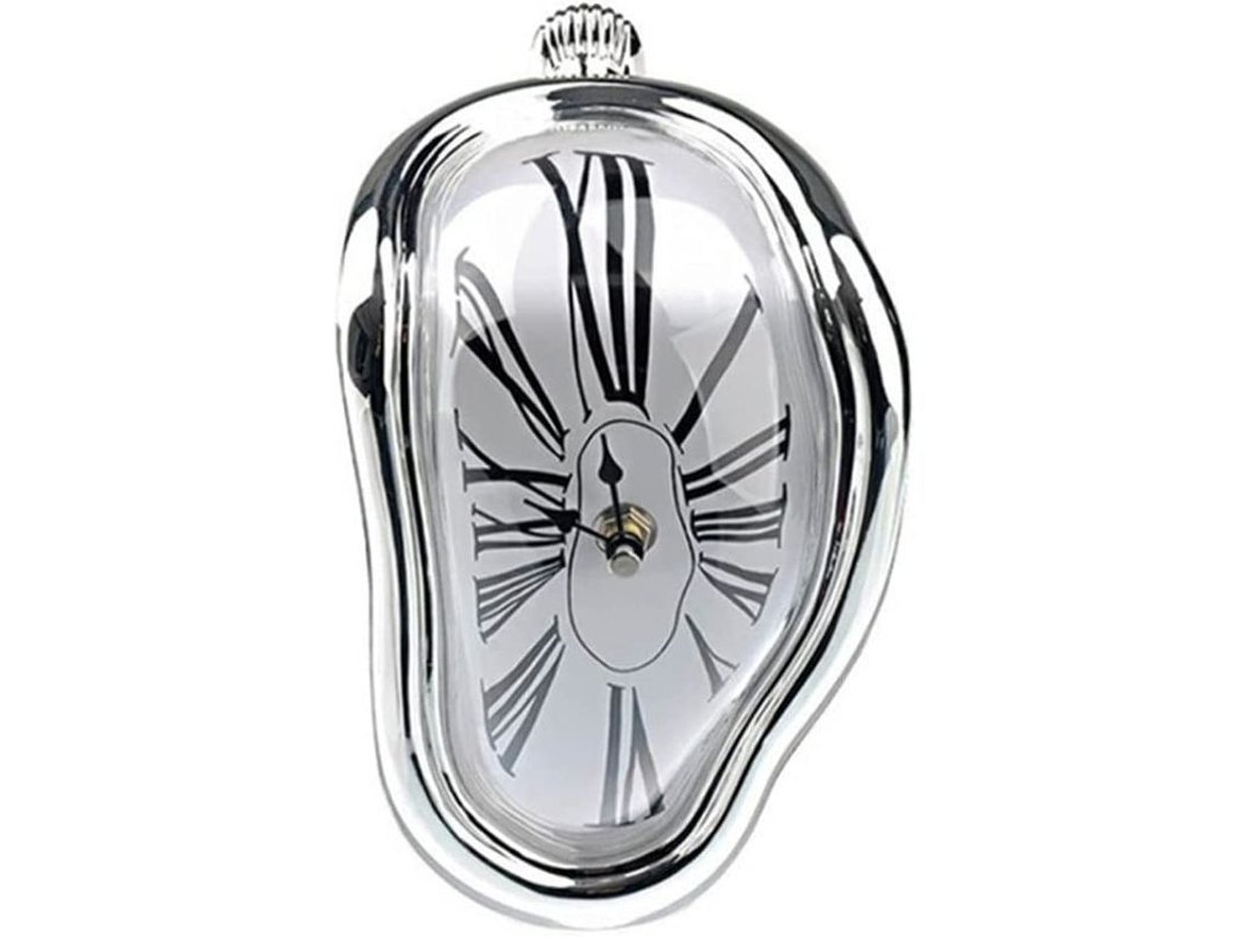 Reloj De Pared Moderno Con Diseño De Fusión Distorsionada, Regalo Decorativo Para El Hogar Y El Jardín.