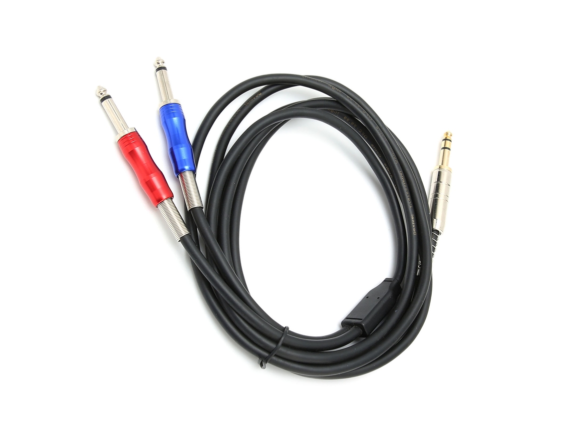 Cable De Audio De 6,35 Mm Macho A Doble Mono, Metálico, Para Reproductores Y Equipos De Grabación, 5 M