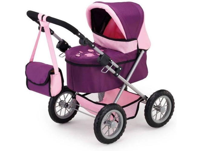 Carrito de Muñecas BAYER Mariposa Morado (68 cm)