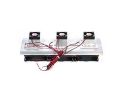 Kit De Sistema De Enfriamiento Aire Por Peltier Termoeléctrico Trinuclear 180w 3xfan