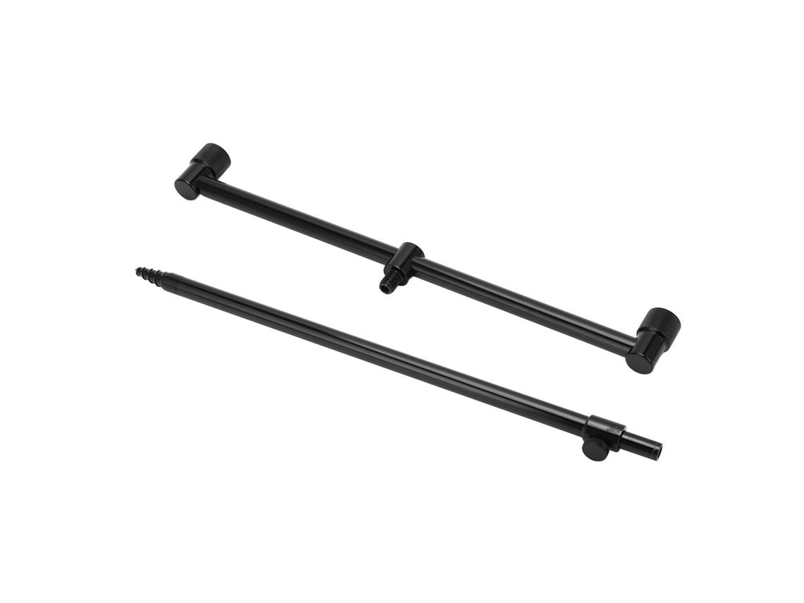 Juego De Soportes Portátiles Para Cañas De Pescar De Aluminio Resistente A La Corrosión Con Mástil De 45,5 Cm Y Barra De 30 Cm.
