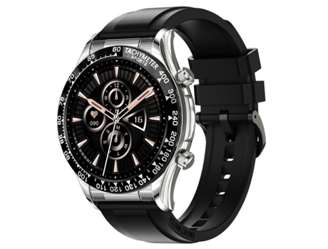 E18 Pro Smartwatch Fitness Tracker NFC Impermeable Bluetooth Llamadas Negro VEANXIN
