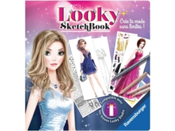 Livro de esboços de vestidos de noite ravensburger