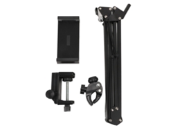 Soporte De Mesa Ajustable De Acero Inoxidable Para Secador De Pelo Con Soporte Para Teléfono