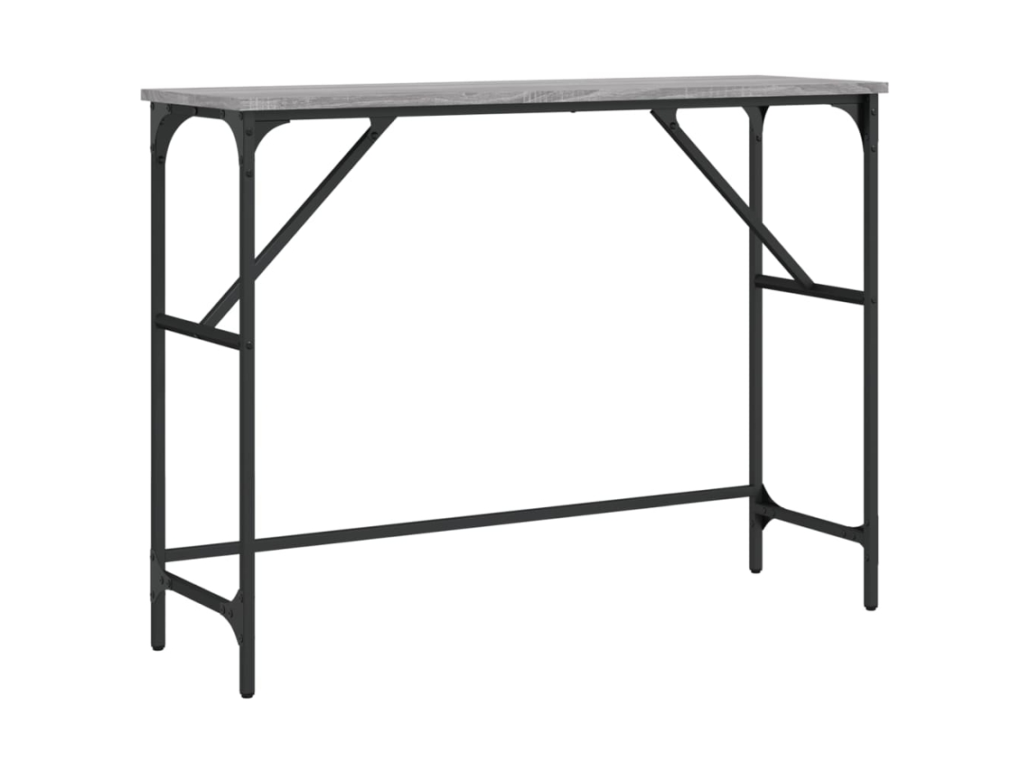 Maison Exclusive - Mesa Consola Madera De Ingeniería Gris Sonoma 100x32x75 Cm