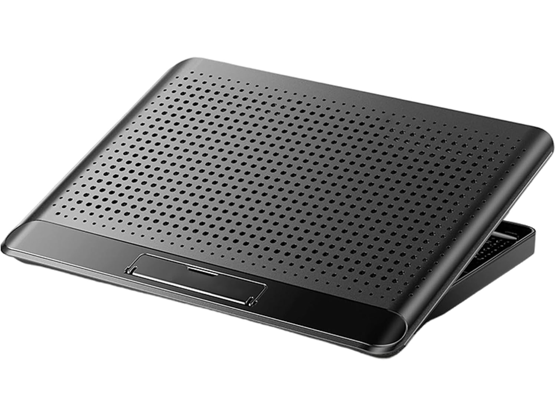 Soporte plegable de aluminio para portátil con sistema de ventilación. SFUSHOS