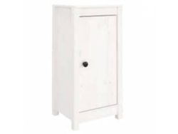 Maison Exclusive - Aparador De Madera Maciza De Pino Blanco 39x35x80 Cm