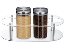 Organizador De Tazas Y Botellas Bandeja Para Encimera Cocina Soporte 6 Ranuras Ideal La Los Armarios