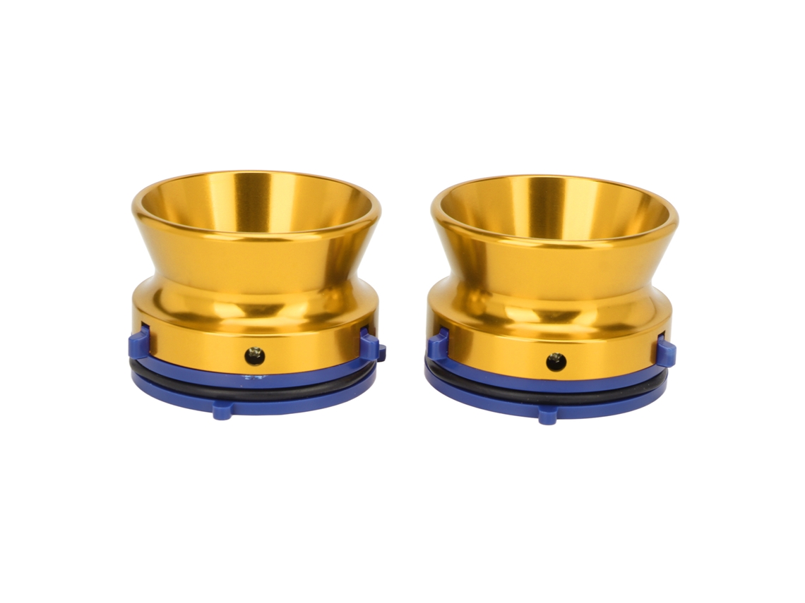 1 Par De Adaptadores De Buje Nab Universales De Aleación De Aluminio Pulido De 10 Pulgadas Para Studer Revox Akai Teac