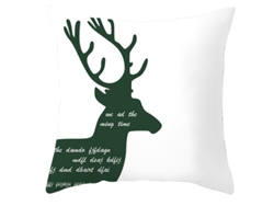 Serie Geometría Funda Decorativa de Almohada Verde
