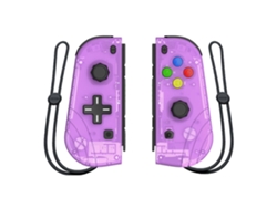Controlador inalámbrico Gamepad Control Remoto inalámbrico con Reloj Despertador Giroscopio de 6 Ejes Control de Movimiento Púrpura YIZHOOD
