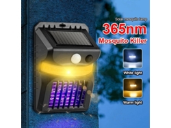 Lámpara Solar Para Exteriores Con 3 Modos De Funcionamiento, Repelente De Mosquitos Eléctrico Pir Moiton.