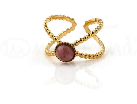 Anillo MISSTREND Azalea (Acero Inoxidable - Rosa dorado - Ajustable)