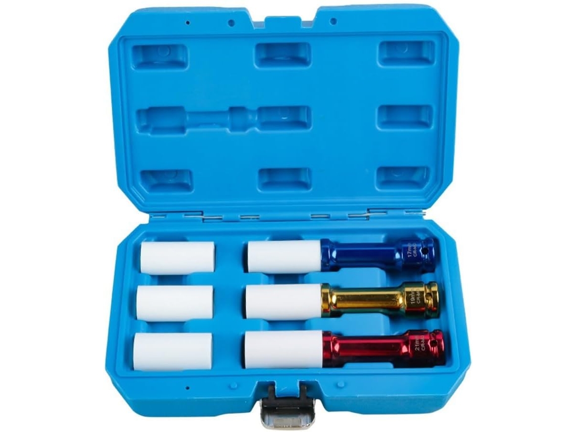 Conjunto De Soquetes Extra Longos E Finos Para Porcas De Roda 1
