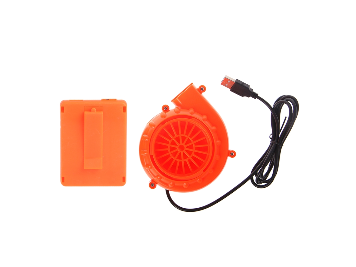 Mini ventilador eléctrico, compatible con juguetes hinchables, funciona con pilas BRILVIBERA.