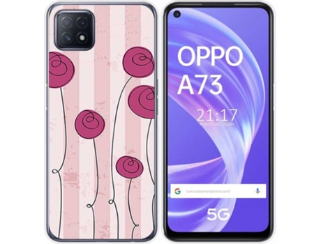 Carcasa Oppo A73 5G TUMUNDOSMARTPHONE Flores Vintage