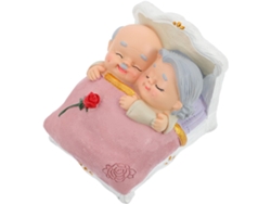 Elegantes Figuritas Resina Pareja Ancianos Adorno Valentín Decoración Mesilla Noche Colección Día San Arte