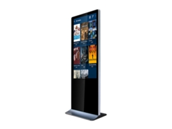 Tótem vídeo touch screen 43'' FULL HD 500 cd + Flightcase