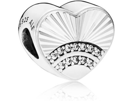 Charm PANDORA Corazón (Plata - Plateado - Talla Única)