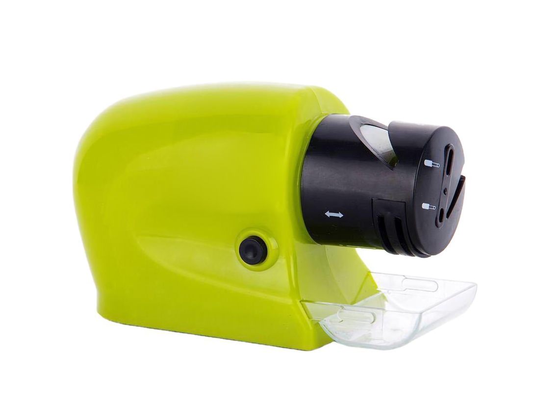 Afilador De Cuchillos Eléctrico Multifuncional Para Cocina Con Almohadilla De Lijado Y Base Estable.