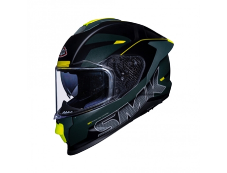Casco de Moto SMK integral Titan Firefly (Negro - L)