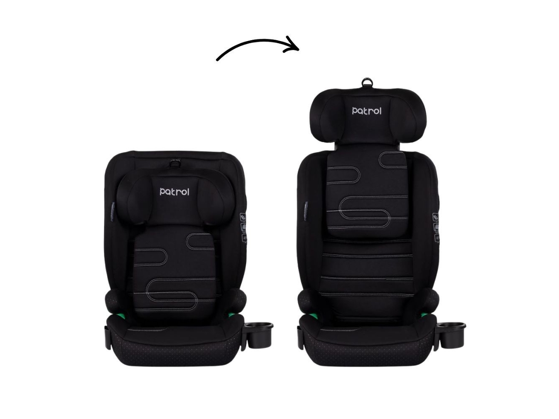 Silla De Auto Patrol I-size 100–150 Cm Con Isofix De Chipolino - Noir