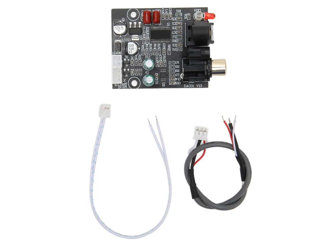 Módulo Decodificador Digital Dac De 24 Bits Y 192 Khz Para Interfaz Óptica Coaxial (hágalo Usted Mismo)