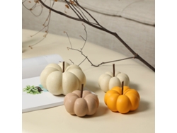 Adorno de calabaza en miniatura de resina, estilo rústico