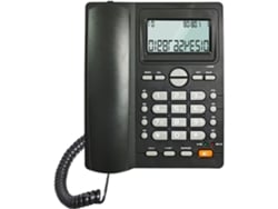 Teléfono Fijo Con Botones Grandes Y Diseño Resistente Para Uso En La Oficina Y El Hogar.