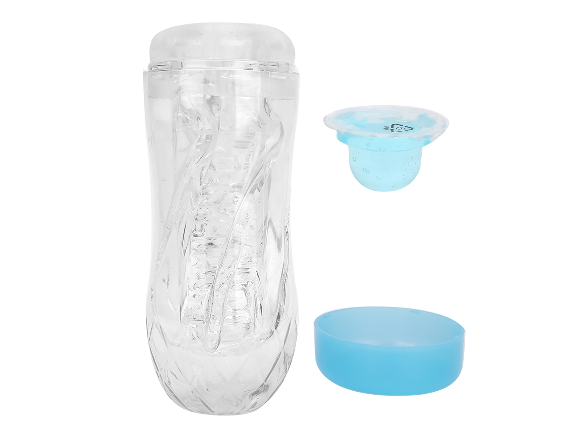 Copa De Masturbación Para Hombre Ejercicio De Resistencia Suministro Sexual Adulto Azul