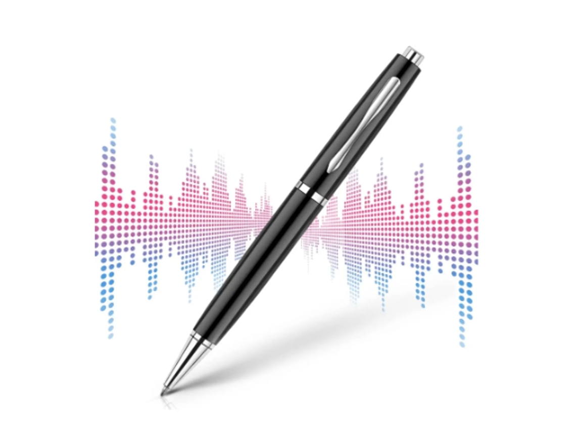 Grabadora de voz digital de 32 GB, con activación por voz y reproducción, para conferencias y reuniones, con sonido de dictáfono USB Yizhood (negro)