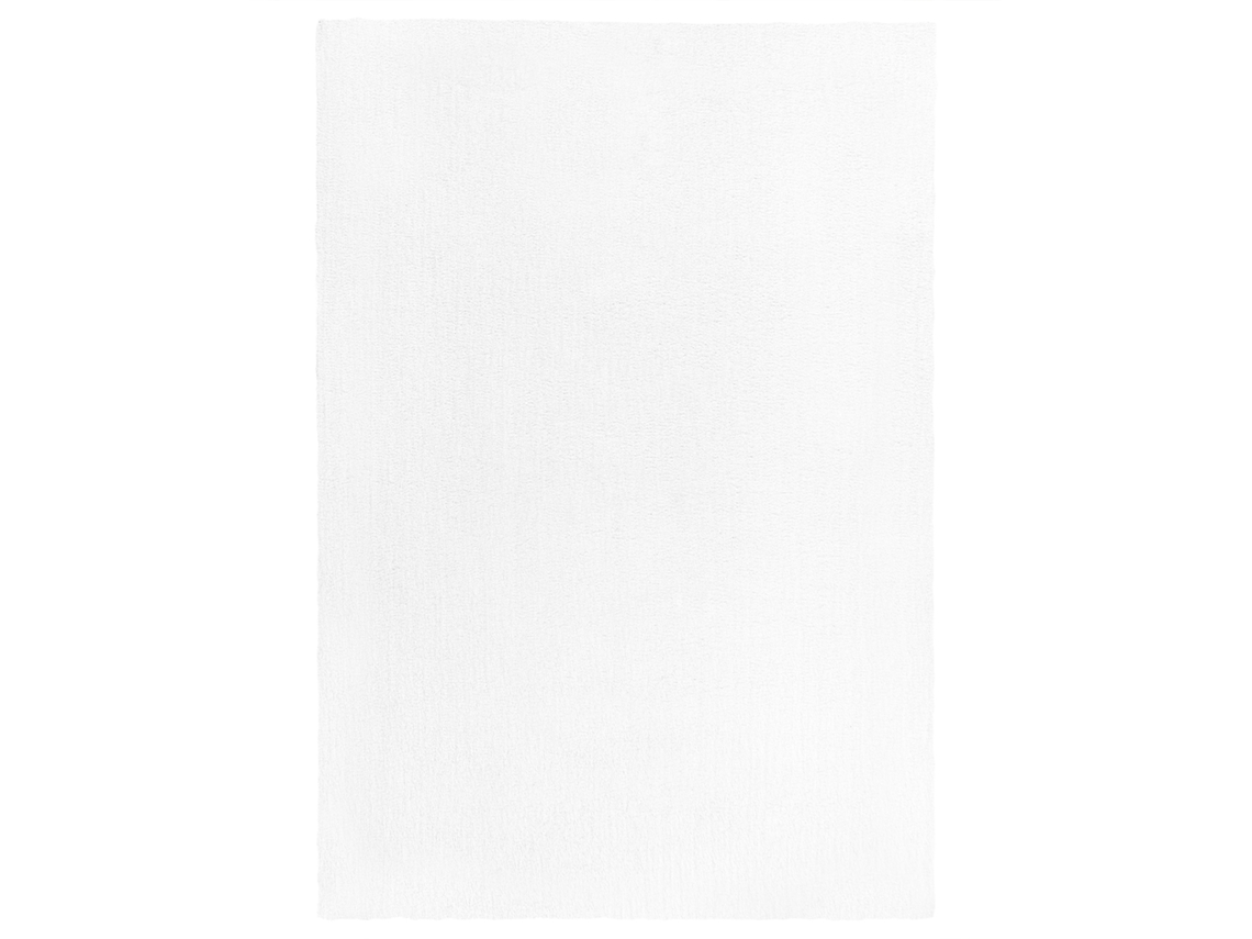 Alfombra BELIANI Demre de Poliéster Blanco 140x200