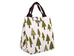 Mochila de lona aislante portátil para almuerzo, bolsa de picnic y organizador con un solo compartimento.