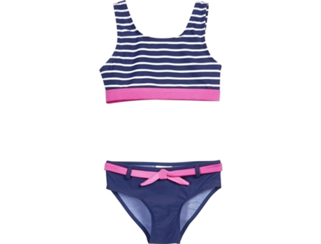 Bañador de 2 piezas para niña con protección UV PLAYSHOES Stripes 4/5 ans