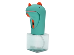 Dispensador automático de jabón en espuma sin contacto - Bonito diseño de dinosaurio para baño y cocina