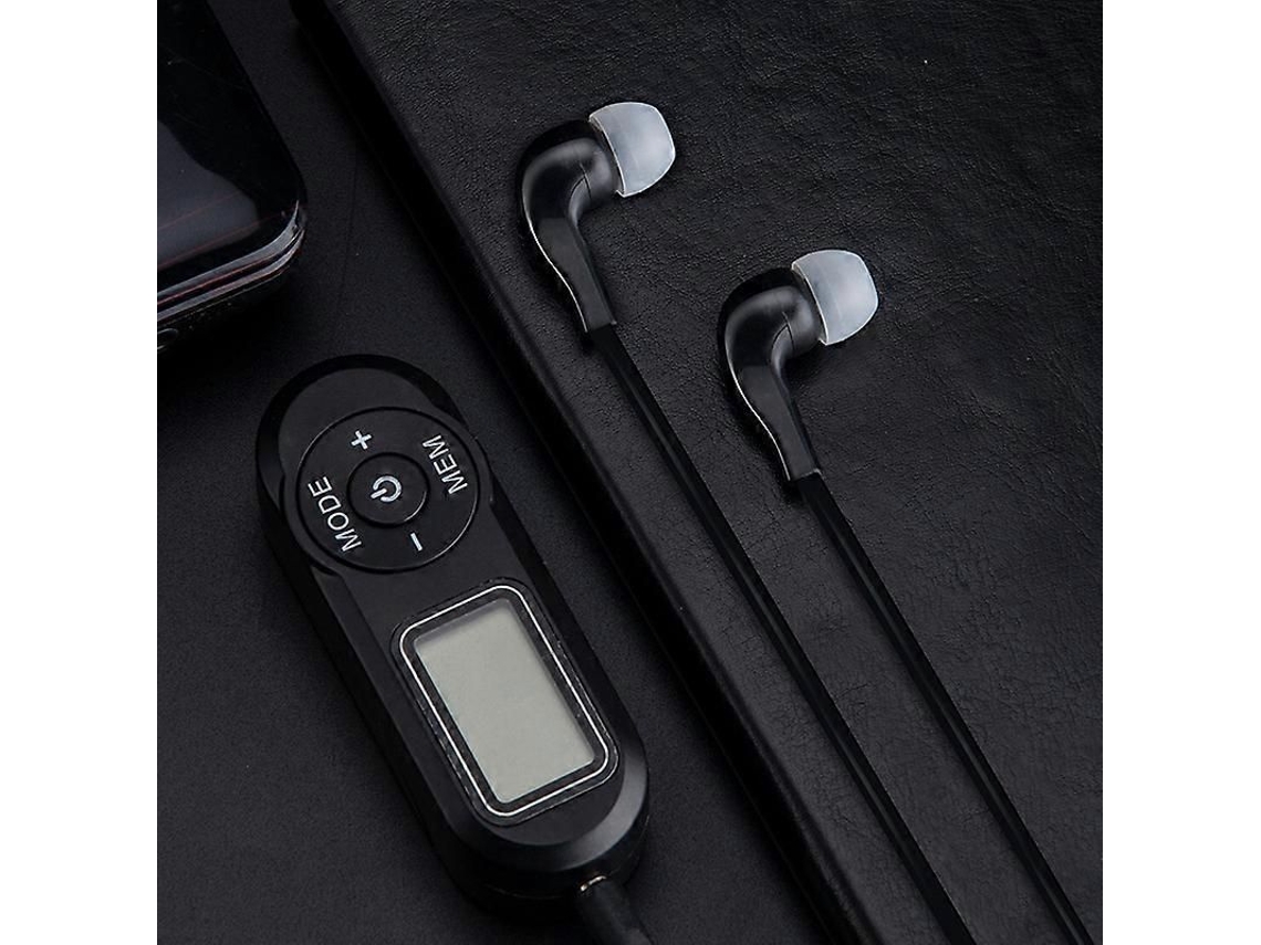 Radio portátil FM Walkman, mini radio digital con sintonizador, auriculares y pantalla LCD, radio de bolsillo para senderismo y running. GOKOCO