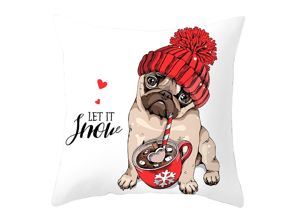 Serie Papá Noel Funda Decorativa de Almohada