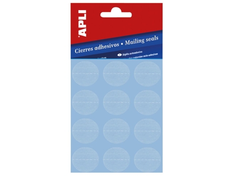 Etiquetas Adhesivas Transparentes APLI (Blanco - 25 mm)