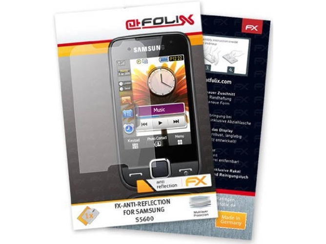 Protector de Pantalla Samsung Galaxy S5 ATFOLIX FX-Anti-Reflection
