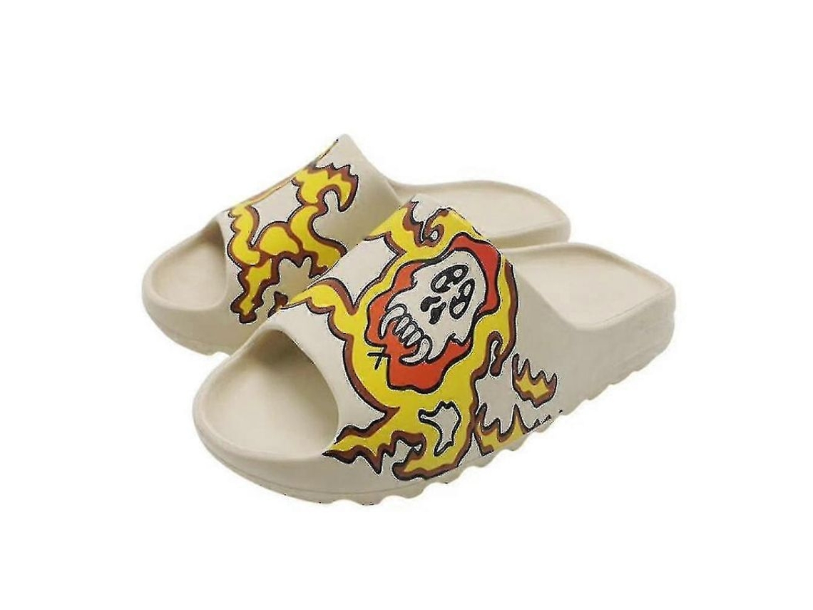Zapatos De Casa De Espuma Bob Esponja Para Parejas Y Niños Talla C39-40 Blanco Monster Aconsejamos Comprar Una Talla Más Grande 39-40 Monstruo Blanco