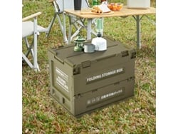 Preta Xmund Caixa Armazenamento Dobrável Organizador Porta-malas Carro Multifuncional Camping Garagem Empilhável Casa
