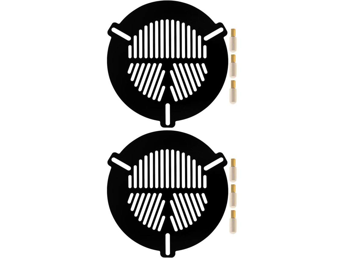 Lote De 2 Máscaras De Enfoque Para Telescopios De 60 Mm, De Metal, Con Borde De Placa Bahtinov.