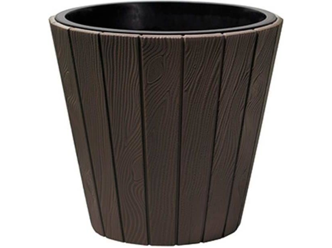 Maceta OUTRA PROSPERPLAST PLASTIKEN Woode Marrón (488 mm)
