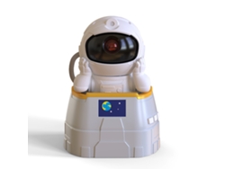 Mali lâmpada Projetora Astronauta Luz Noturna com Estrelas Timer Controle Remoto Decorativa para Quarto Infantil e Adulto