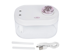 Humidificador De Escritorio Usb De 1 Litro Con Luz Ambiental Nocturna, Boquillas De Doble Rociado, Silencioso Para El Hogar Y La Oficina.