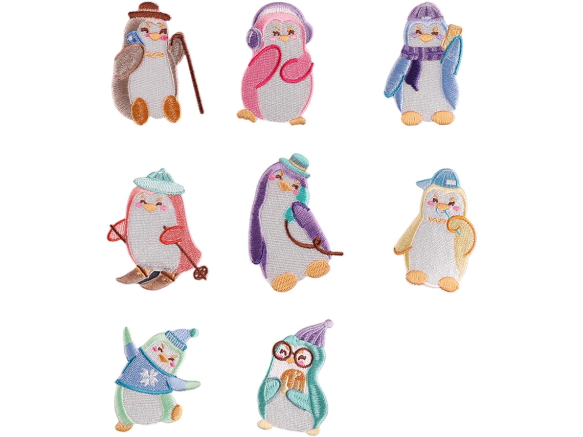 Aplicaciones de pingüinos para ropa SFUSHOS