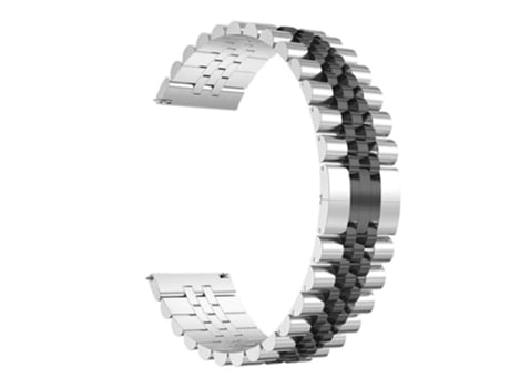 Correa de acero inoxidable 22mm para Huawei Watch GT 2 Pro - plata/negro